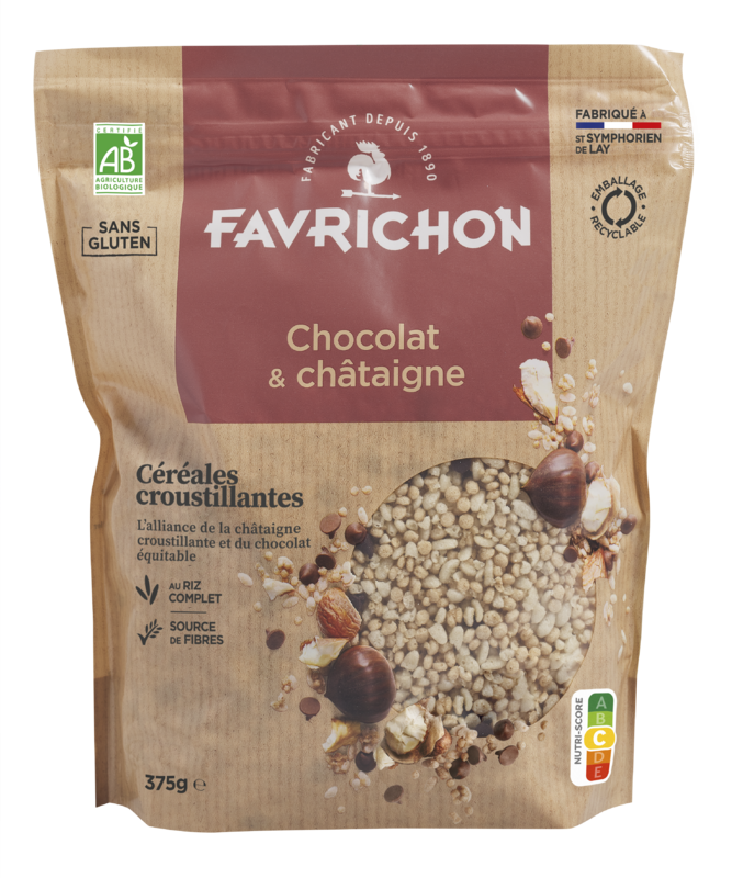 Céréales croustillantes chocolat & châtaigne - 1