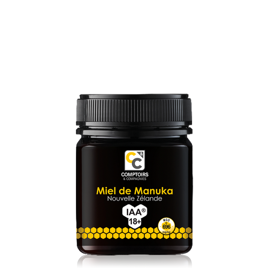 Comptoirs & Compagnies -- Miel de manuka iaa18+ (mgo 696) (origine  Nouvelle zélande) - 250 g