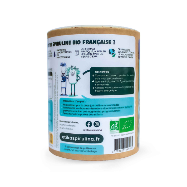 Spiruline bio en comprimés - 2