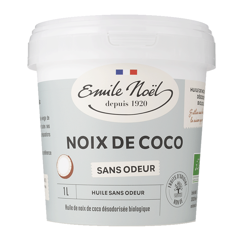 émile Noël -- Huile de coco désodorisée bio (origine Sri Lanka) - 1 l